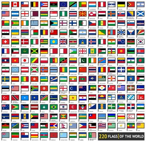 257 world flags complete collection — Stock Photo © creactivomx #1344862