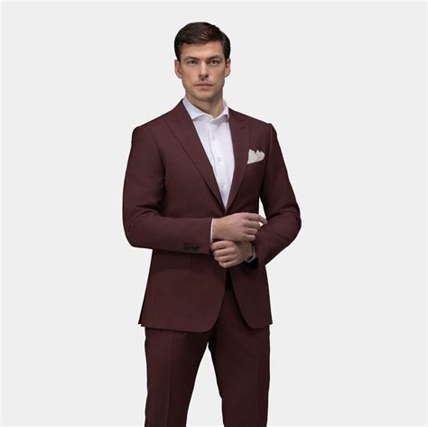 Burgundy suit jacket | Tailor Store®