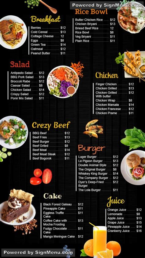 Complete #digitalsignage menu boards #design for #restaurants and #restaurantmarketing. | Cafe ...