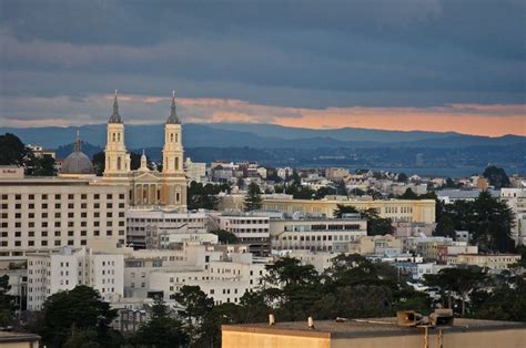 University of San Francisco and St. Mary's Hospital viewed from University of California San ...