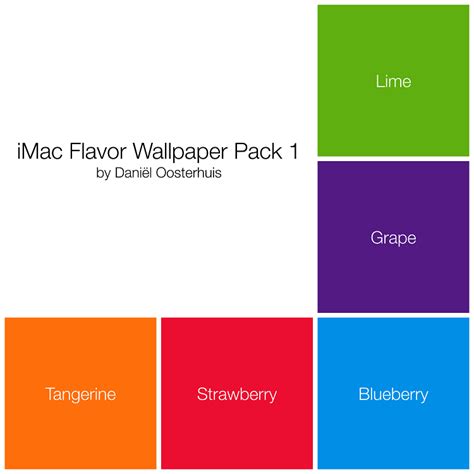 iMac G3 Flavor Wallpaper Packs | MacRumors Forums