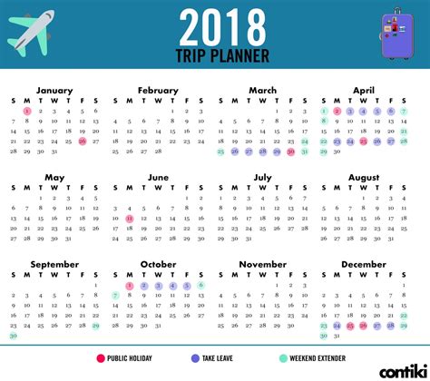 Contiki Calendar Demonstrates How To Double Your Annual Leave