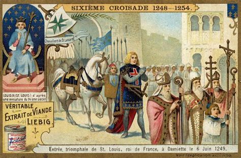 Triumphal entry of Louis IX into Damietta, Egypt, Seventh … stock image | Look and Learn