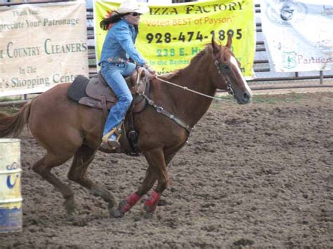 Pro Rodeo Barrel Racing Photos