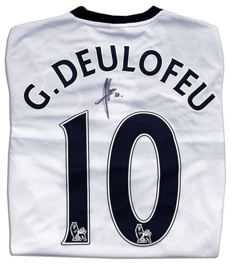 Lot Detail - Gerard Deulofeu Match Worn Everton Football Shirt Signed