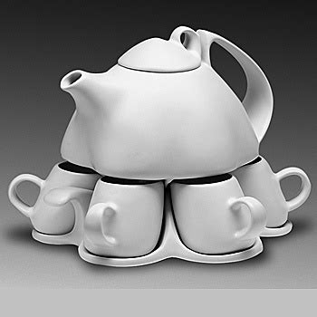 Small Set for Six Pottery Teapots, Ceramic Teapots, Ceramic Decor, Ceramic Art, Coffee Cafe ...