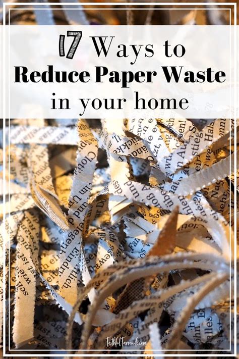 17 Ways to Reduce Paper Waste at Home in 2020 | Waste paper, Waste ...