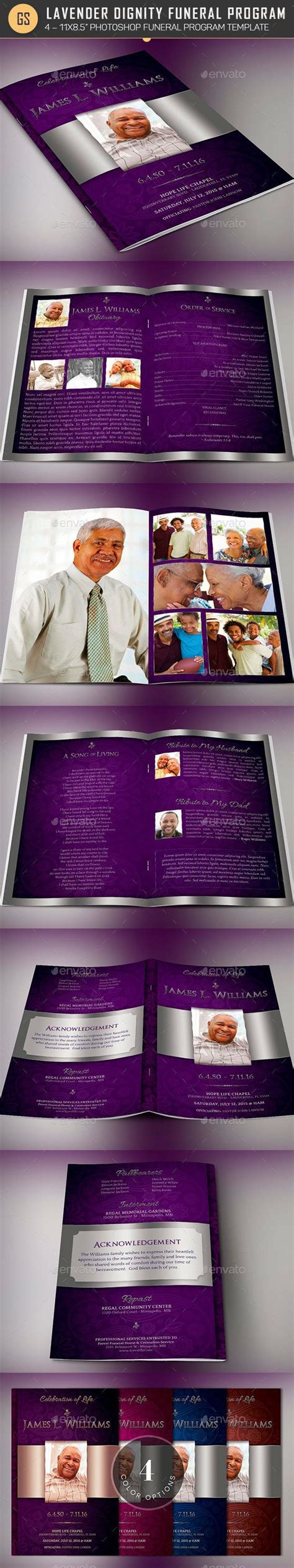 Lavender Dignity Funeral Program Template 12862 Broch - vrogue.co