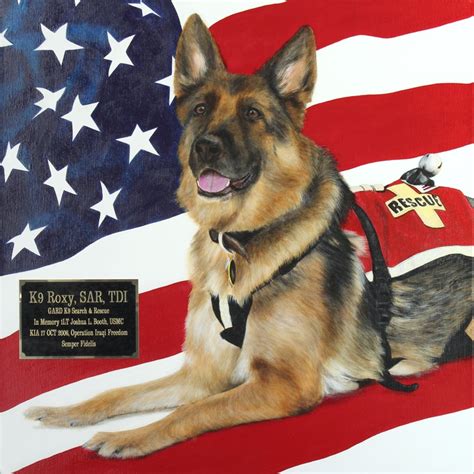 Completed K9 Heroes - THE K9 HERO PORTRAIT PROJECT a 501(c)3 Non Profit Organization