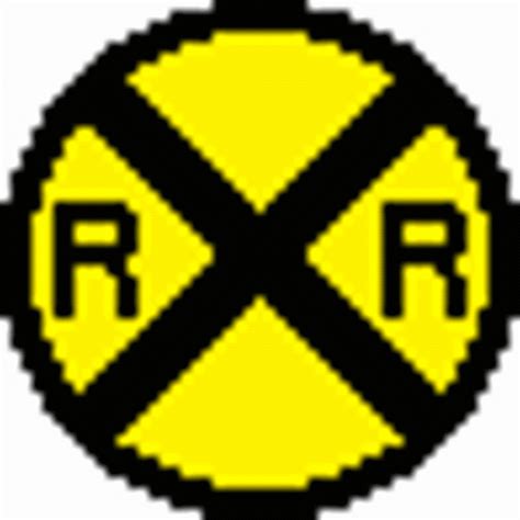 Railroad Crossing Ahead Sign Icon (Yellow) by WillM3luvTrains on DeviantArt
