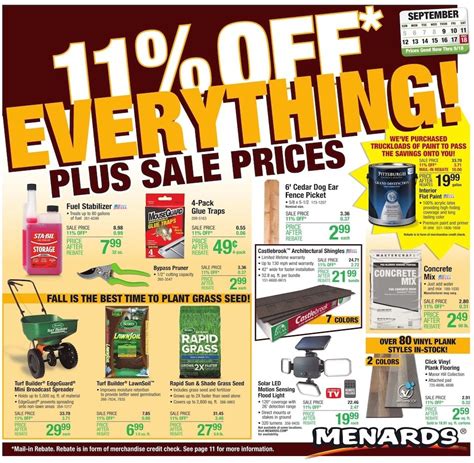 Menards Weekly Ad Sep 9 - 18, 2021 - WeeklyAds2