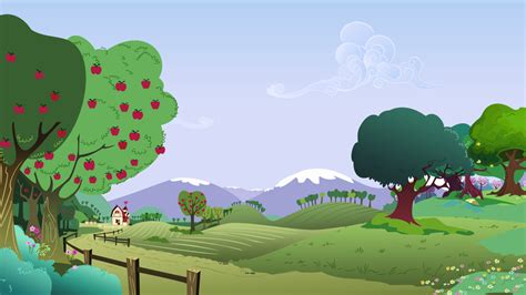 Background Scenery Hillside Farm by TimeImpact on DeviantArt | Farm scenery, Anime background ...