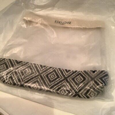 Kerastase part clear black white cosmetic bag New 🖤 🤍🖤🤍🖤🤍🖤🤍🖤 | eBay