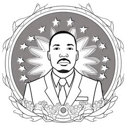 Martin Luther King Jr. Legacy Coloring - Coloring Page