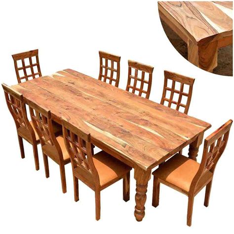 Rustic Furniture Farmhouse Solid Wood Dining Table Chair Set | Móveis decoração, Moveis de ...