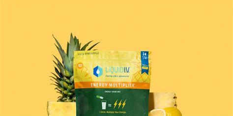 Hydrate Faster With The Yuzu Pineapple Energy Multiplier From Liquid I.V. | Energy drink mix ...