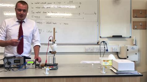 Latent heat of fusion - How to do the experiment - YouTube