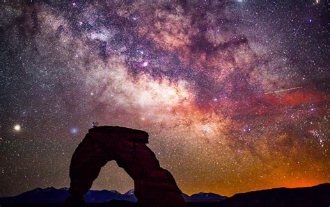 Milky Way over Delicate Arch Arches National Park Utah | Arches ...