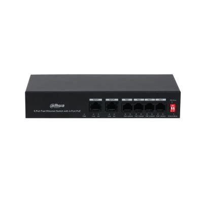 Dahua 6-Port Ethernet Switch with 4-Port PoE - Automation Africa