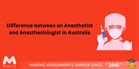 Difference between an Anesthetist and an Anesthesiologist in Australia!