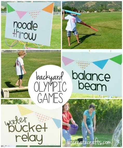 DIY Backyard Olympic Games - U Create | Kids olympics, Summer olympic ...