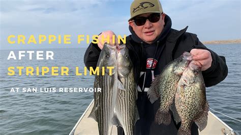 Crappie Fishing after Striper Limit At San Luis Reservoir - YouTube