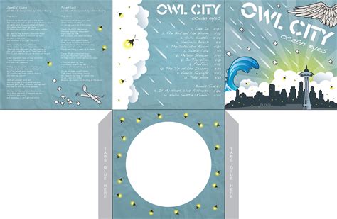 Student Work: Owl City "Ocean Eyes" Album Cover Re-Work on Behance