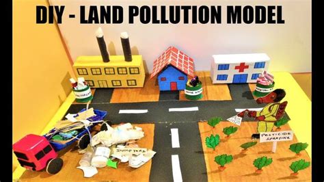 Land Pollution Model for School science Project | exhibition | Science ...