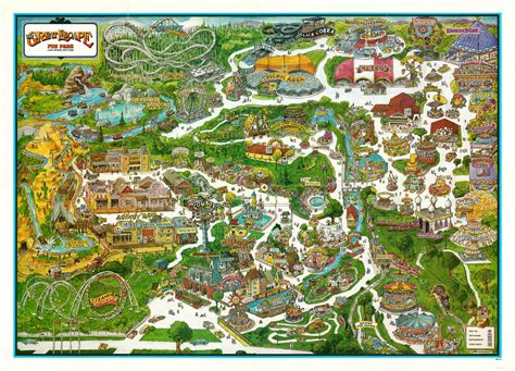 The Great Escape Water Park Map