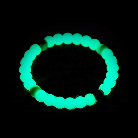 Glow In The Dark Fortune Stretch Bracelet - Blue | Claire's US