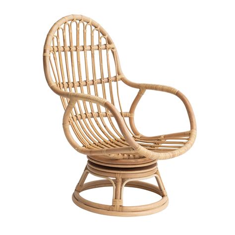 Rattan Swivel Chair – Nest Interior Design