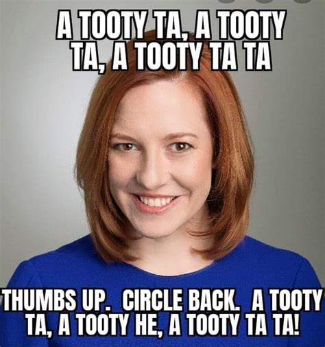 A TOOTY TA, A TOOTY TA, A TOOTY TA TA THUMBS UP. CIRCLE BACK. A TOOTY TA, A TOOTY HE, A TOOTY TA ...