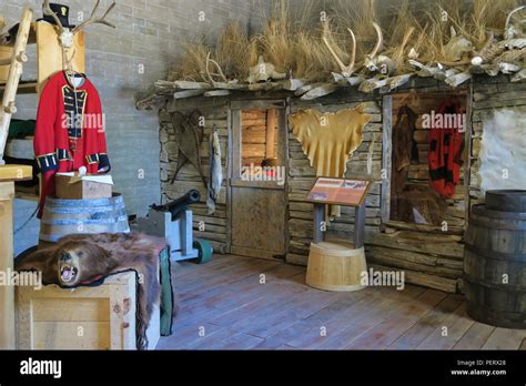 Old Fort Benton is a Museum in Fort Benton, Montana, USA Stock Photo ...