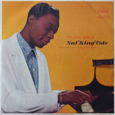 Nat 'King' Cole* - The Piano Style Of Nat "King" Cole (1956, Vinyl ...