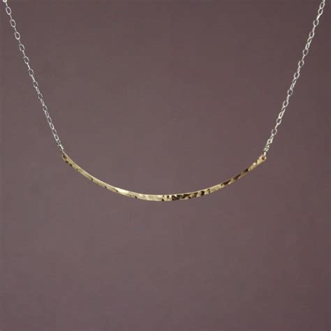 Dainty Gold Bar Necklace » Gosia Meyer Jewelry