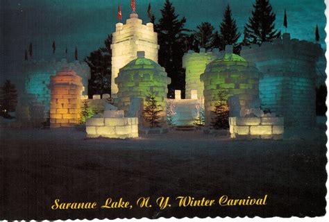 Information about "Saranac Lake Winter Carnival 1985 Postcard smaller ...