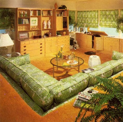 Retro 70s Style Living Room