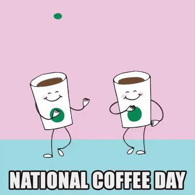 National Coffee Day GIF - National Coffee Day Happy Dance - Discover ...