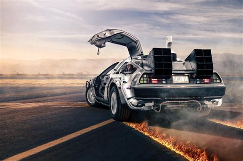 🔥 Download Back To The Future Delorean Movies Car Wallpaper And ...