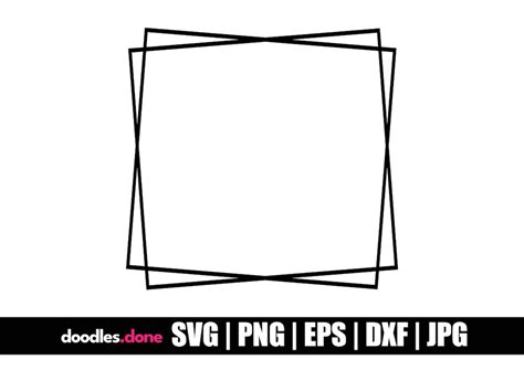 SQUARE Frame SVG Square Frame Svg Double Square Frames Svg Square ...