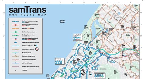 SamTrans System Map | SamTrans