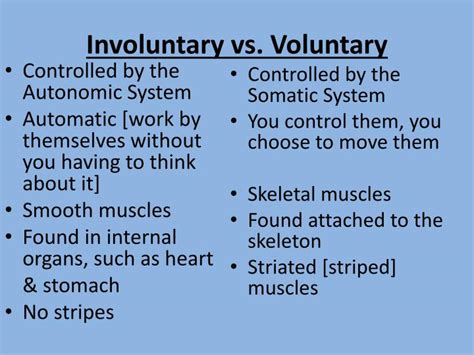 PPT - Involuntary vs. Voluntary PowerPoint Presentation, free download - ID:2460684