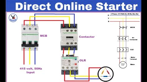 Dol Starter Power Circuit Diagram