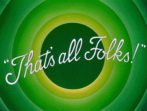 Thats All Folks GIF - Find & Share on GIPHY