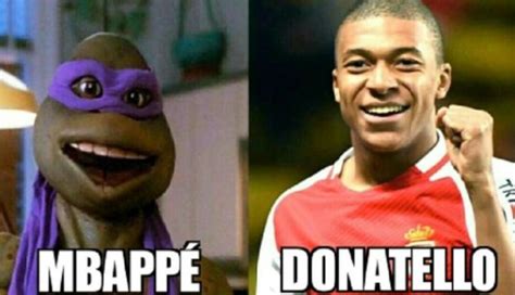 Ninja Turtles Vs Mbappe : Ahnlichkeit Mit Ninja Turtle Paris Stars Verappeln Mbappe Sport1 ...