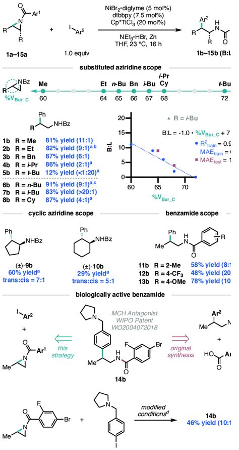 Alkyl aziridine substrate scope (0.4 mmol scale). Unless otherwise... | Download Scientific Diagram