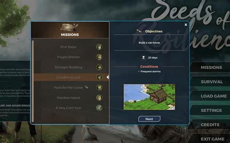 Seeds of Resilience - May update - Missions! - Steam News