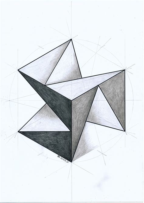 3d Geometric Drawing at PaintingValley.com | Explore collection of 3d Geometric Drawing