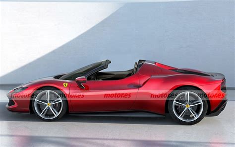 El nuevo Ferrari híbrido descapotable, así luce el futuro 296 GTS - Motor.es