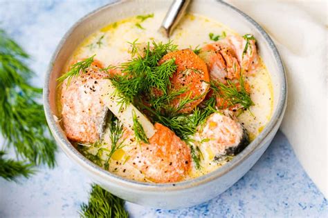 Keto Lohikeitto A Finnish Salmon Soup Recipe - A Full Living